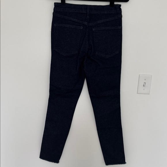 We The Free NWT Free People Women's Dark Wash Skinny Jeans w/ Raw Hem - Size 30 - Picture 5 of 8
